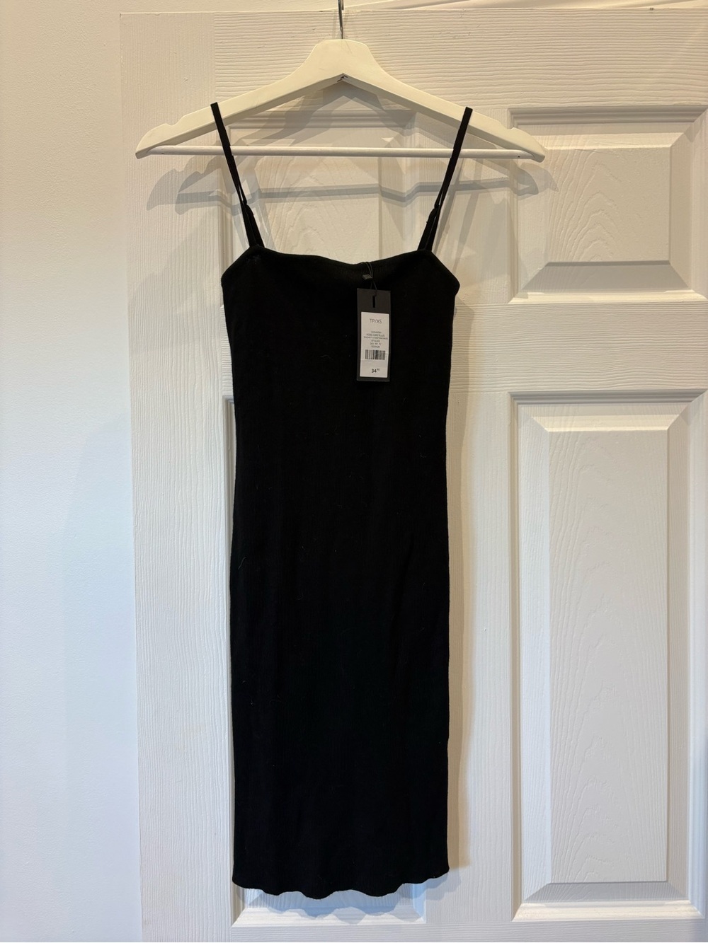 Dynamite Black Mini Spaghetti Strap Dress